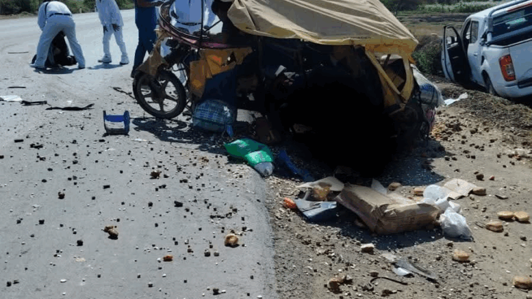Accidente de tránsito en Panamericana Norte Pacanguilla
