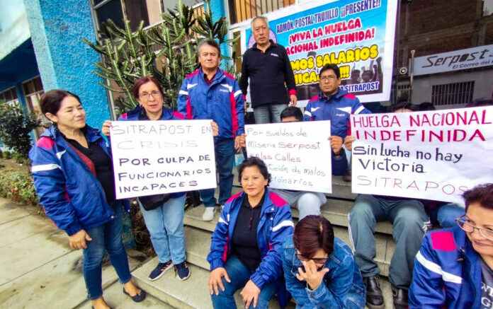 Huelga Serpost: Trabajadores exigen aumento salarial