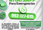 WhatsApp para emergencias en Pacasmayo