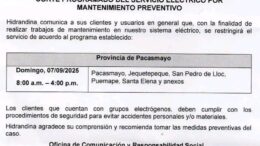 Corte de luz en San Pedro de Lloc y Pacasmayo: domingo