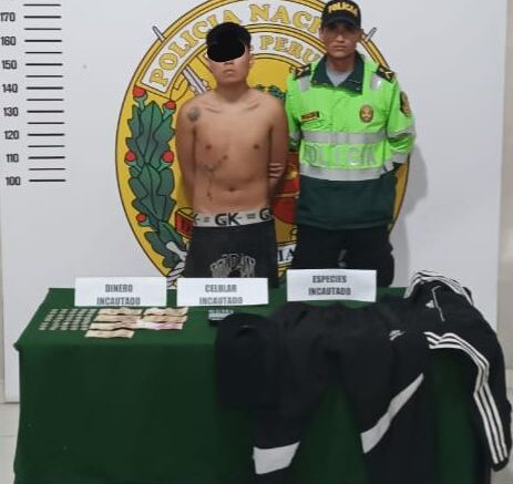 Policía captura a sospechoso de robo armado en Chepén Policía captura a sospechoso de robo armado en Chepén