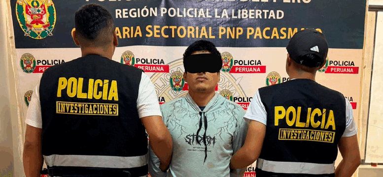 Capturan líder criminal en Pacasmayo